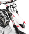OLD SKOOL White Graphic Kit for KTM
